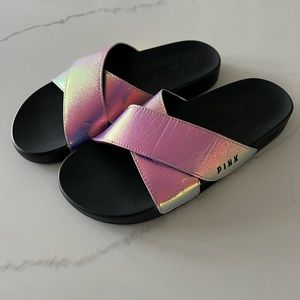 PINK iridescent Slides